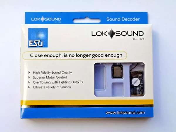 ESU 21 Pin LokSound V5, Sound Decoder & Speaker - With Custom Diesel Sound Programmed