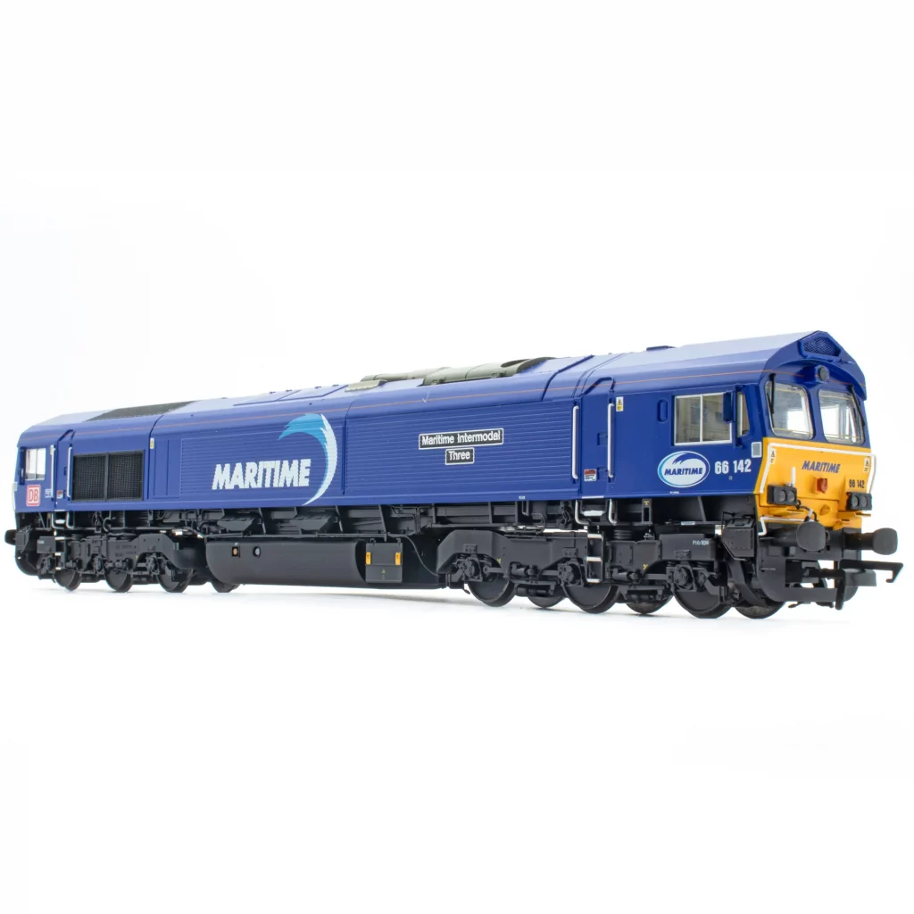 Class 66 - DB Maritime Blue - 66142 - DCC Ready